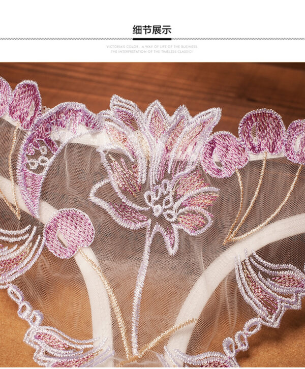 Tulle Embroidered Thong/薄纱刺绣小丁【T508】 - Image 9