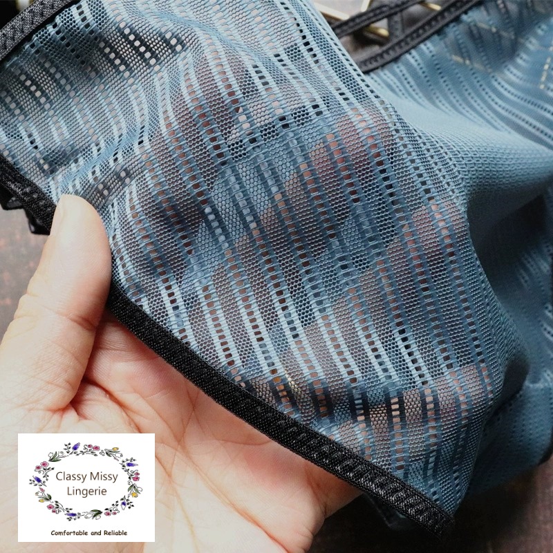 Ice Silk Semi-Transparent Low Waist Panties/冰丝镂空低腰内裤 【IS405】 - Image 11