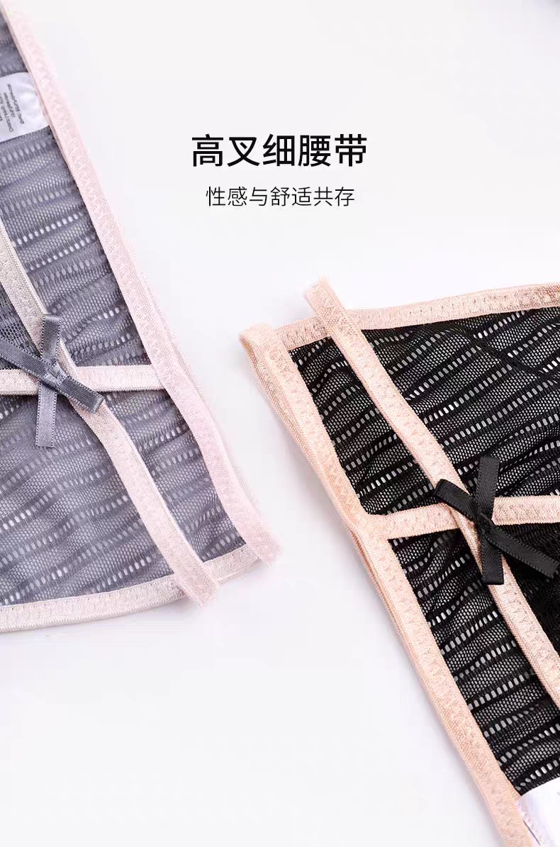Ice Silk Semi-Transparent Low Waist Panties/冰丝镂空低腰内裤 【IS405】 - Image 7